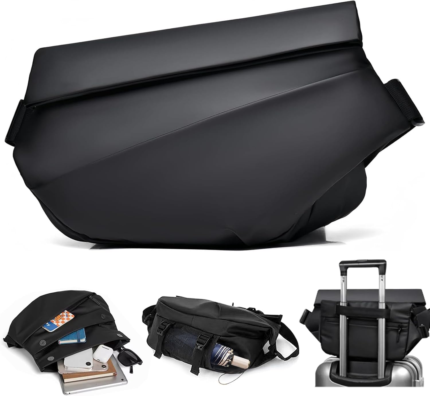 Travel Backpack Anti Theft - กระเป๋าสะพายข้างป้องกันการโจรกรรมขนาดใหญ่สําหรับผู้ชายกระเป๋าสะพายไหล่มัลติฟังก์ชั่นกระเป๋าเป้สะพายหลังสําหรับเดินทางขี่จักรยาน Casual Daypack ทํางาน