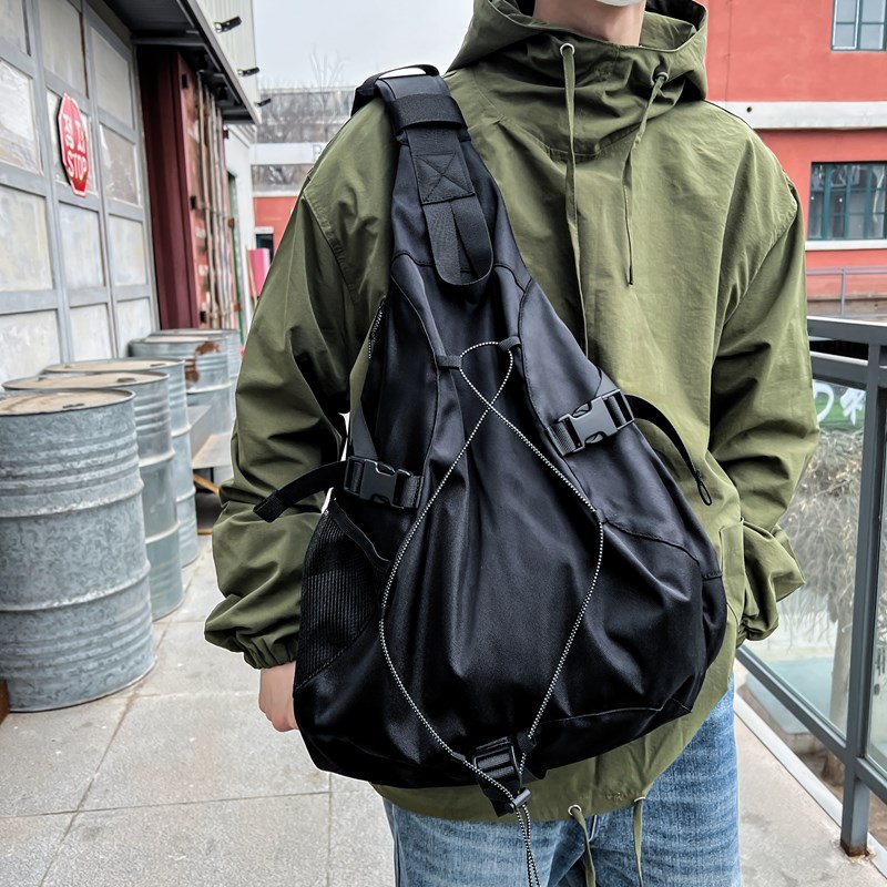 Travel Backpack Anti Theft - ชุดคาดเอวผู้ชายกระเป๋าคาดไหล่กีฬากันน้ำกันขโมยของผู้หญิงความจุขนาดใหญ่กระเป๋าคาดเอวคาดลำตัวสำหรับเดินทางเดินขี่จักรยาน