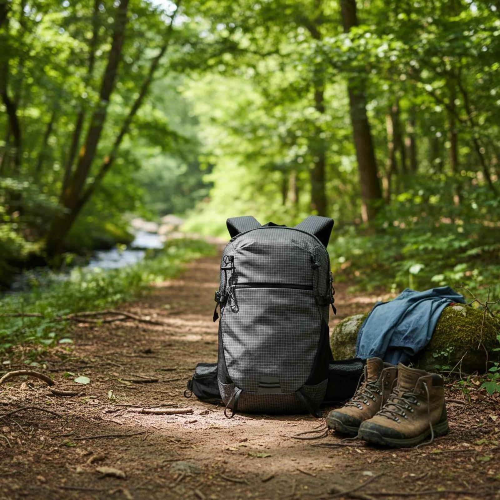 Hiking Backpack Waterproof - กระเป๋าเป้เดินป่ากลางแจ้งพร้อมสายรัดอัดแน่น กระเป๋าเป้กันน้ำสำหรับตั้งแคมป์และปีนเขา