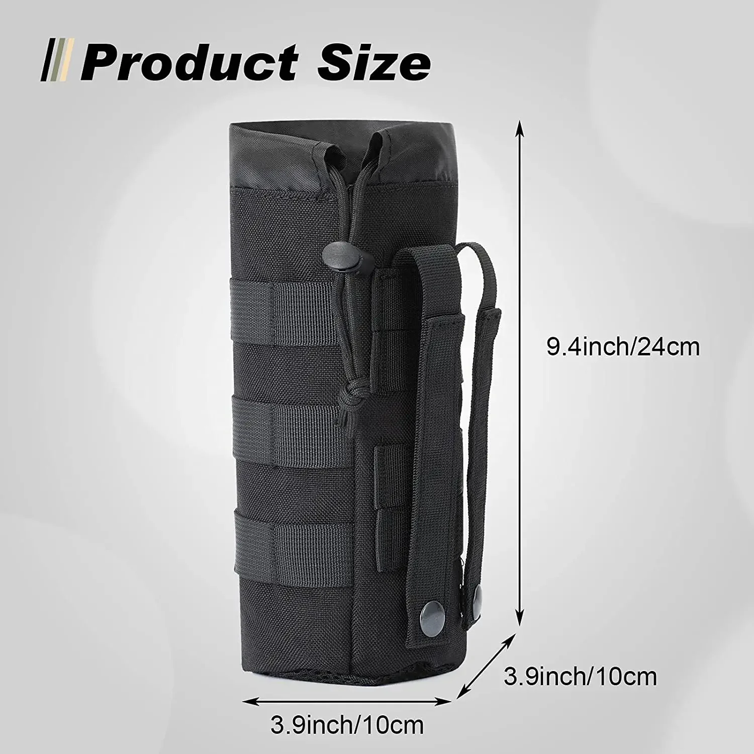 ยุทธวิธี MOLLE ขวดน้ํากระเป๋าผ - Hydration Pack Outdoor บทวิจารณ์และราคา