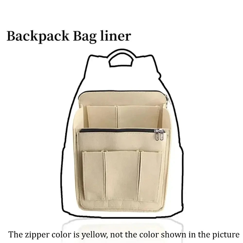 กระเป๋าใส่เครื่องสำอางแบบพกพาส - Backpack Insert Organizer บทวิจารณ์และราคา