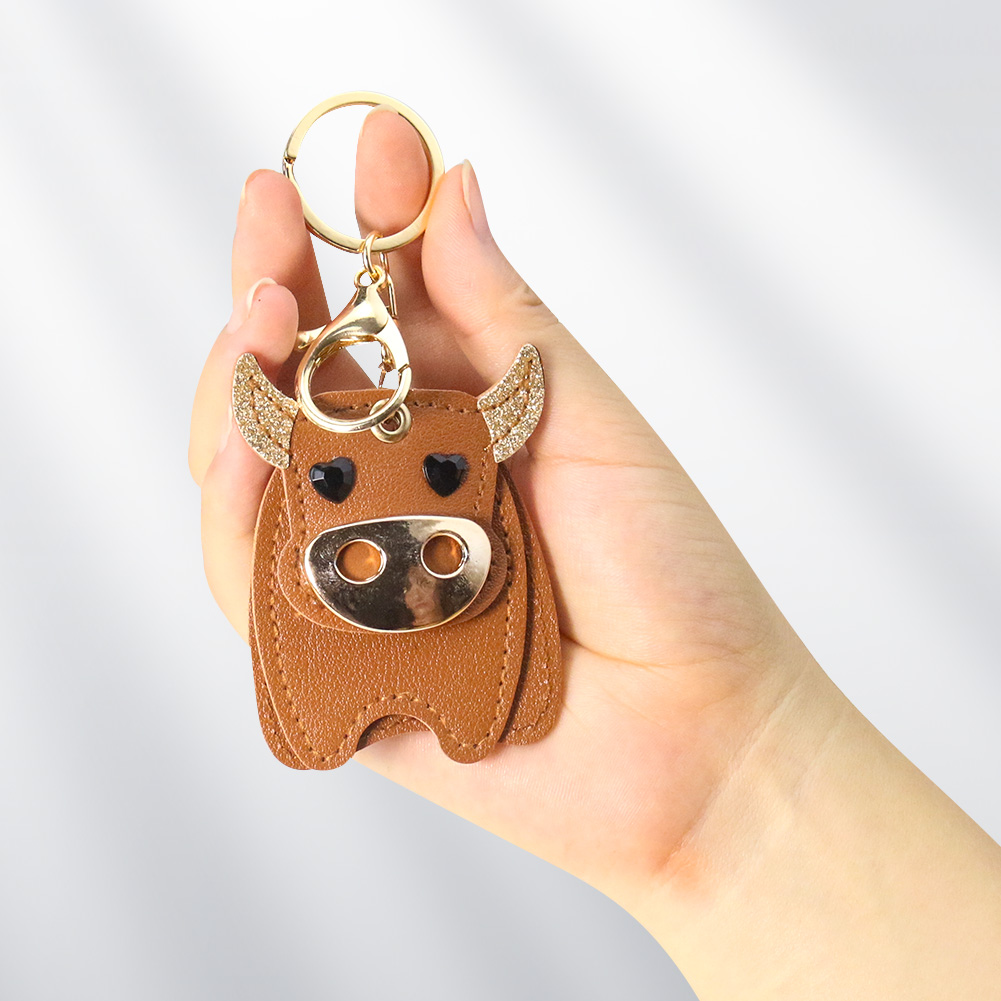Vintage การ์ตูนหนังวัวพวงกุญแจ - Leather Backpack Vintage บทวิจารณ์และราคา