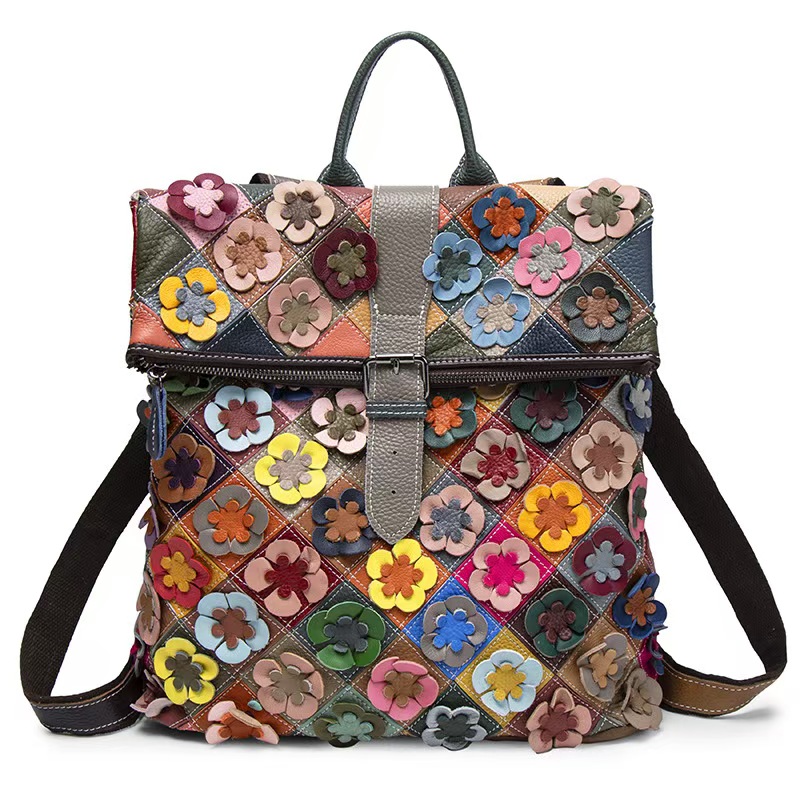 กระเป๋าเป้สะพายหลังหนังแท้สไตล - Leather Backpack Vintage บทวิจารณ์และราคา