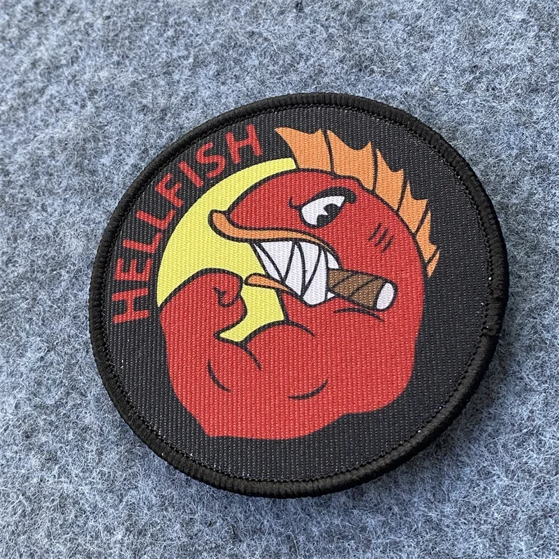 HELLFISH โลโก้พิมพ์ Patch Hook - Urban Backpack Tactical บทวิจารณ์และราคา