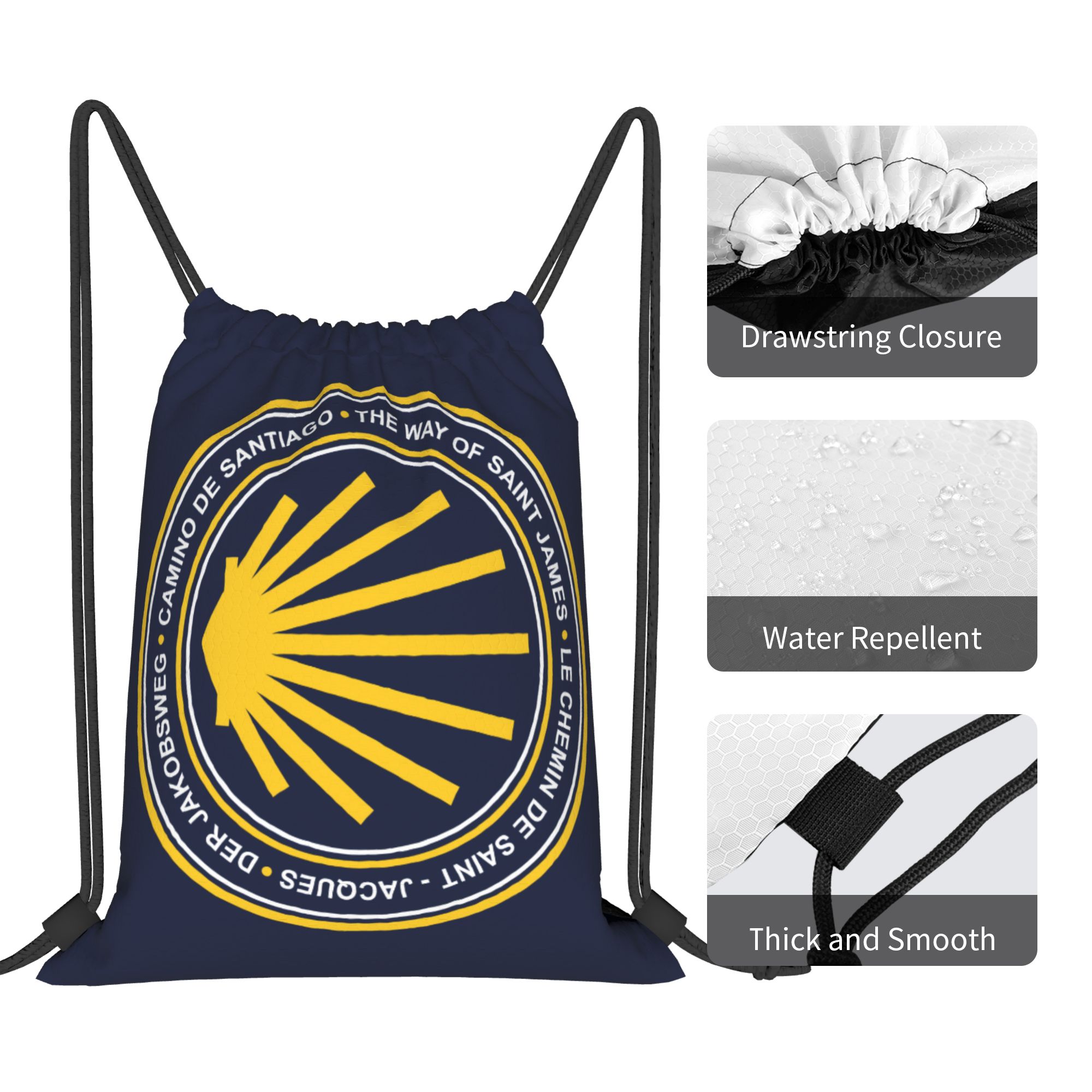 กระเป๋าเป้สะพายหลังแบบมีเชือกร - Drawstring Gym Bag บทวิจารณ์และราคา