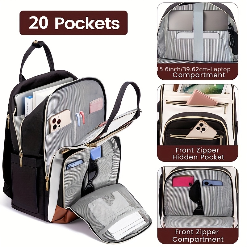 กระเป๋าเป้สะพายหลังสำหรับผู้หญ - Laptop Backpack 15.6 บทวิจารณ์และราคา