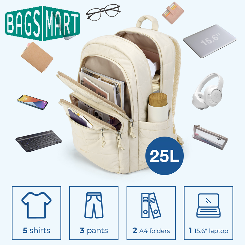 BAGSMART กระเป๋าแล็ปท็อปกระเป๋ - Laptop Backpack 15.6 บทวิจารณ์และราคา