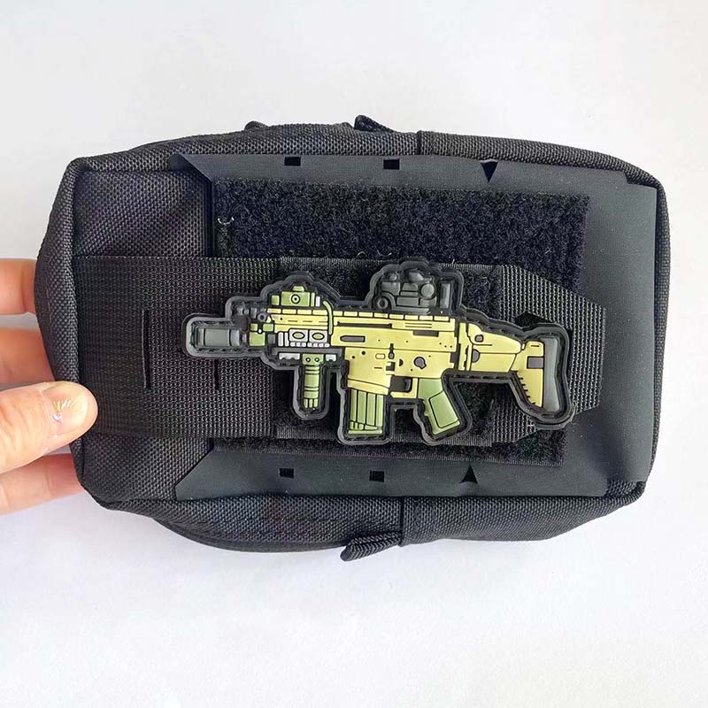 แผ่นปะยาง PVC 3D ลายปืนพกและปื - Urban Backpack Tactical บทวิจารณ์และราคา